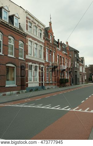Vertical Shot Of Modern Vintage Buildings In Venlo, Netherlands