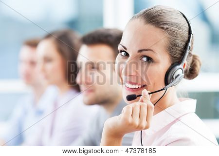 Call center team
