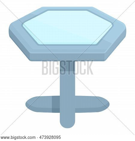 Silver Cufflink Icon Cartoon Vector. Fashion Elegance. Male Style