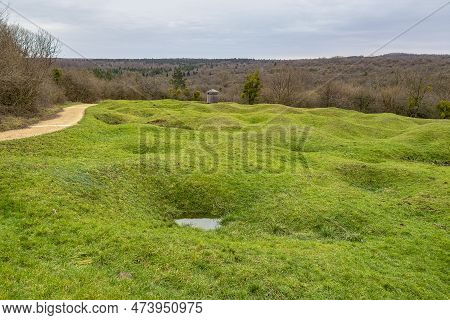 Scenery Showing A Historic Battlefield Around Verdun, Fought From 21 February To 18 December 1916 On