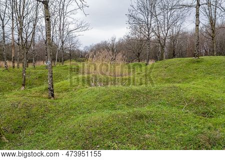 Scenery Showing A Historic Battlefield Around Verdun, Fought From 21 February To 18 December 1916 On