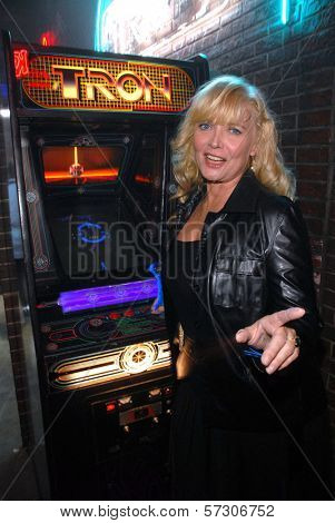 Cindy Morgan at the TRON Legacy