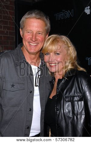 Bruce Boxleitner and Cindy Morgan at the TRON Legacy