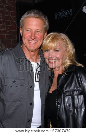 Bruce Boxleitner and Cindy Morgan at the TRON Legacy