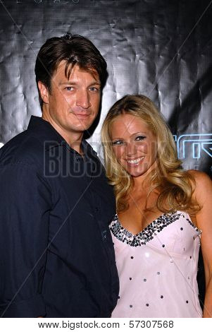 Nathan Fillion at the TRON Legacy
