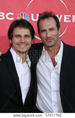 Jason Ritter and Scott Patterson  at the NBC Summer Press Tour Party, Beverly Hilton Hotel, Beverly Hills, CA. 07-30-10