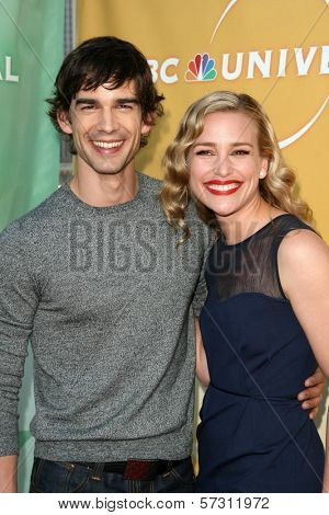 Christopher Gorham and Piper Perabo at the NBC Summer Press Tour Party, Beverly Hilton Hotel, Beverly Hills, CA. 07-30-10