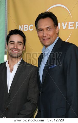 Jesse Bradford and Jimmy Smits at the NBC Summer Press Tour Party, Beverly Hilton Hotel, Beverly Hills, CA. 07-30-10