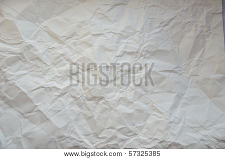 Flesh thick wrinkled paper.