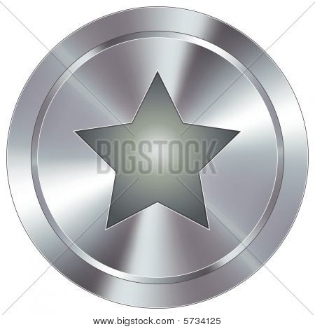 Botón estrella moderno