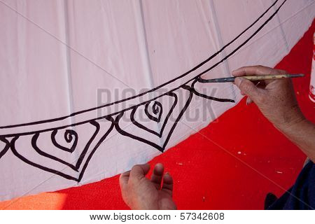 Umbrella Made of Paper Cloth Arts And Crafts