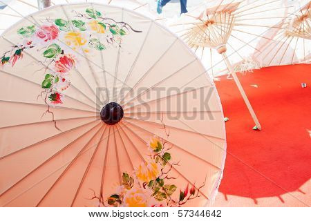 How To Make The Process Umbrella Made ??of Paper / Fabric. Arts And Crafts Of The Village Bo Sang, C