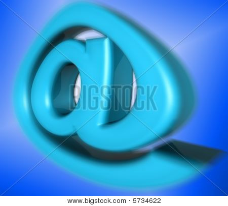 Email symboli 3D A