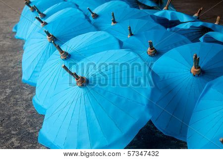 How To Make The Process Umbrella Made ??of Paper / Fabric. Arts And Crafts Of The Village Bo Sang, C