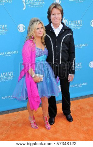 John Fogerty and Wife Julie at the 45th Academy of Country Music Awards Arrivals, MGM Grand Garden Arena, Las Vegas, NV. 04-18-10