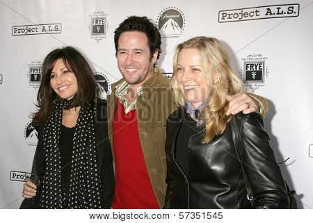 Gina Gershon and Rob Morrow at the Ben Stiller & Friends Host Project A.L.S. LA Benefit, Lucky Strike Bowling Alley, Hollywood, CA. 04-21-10