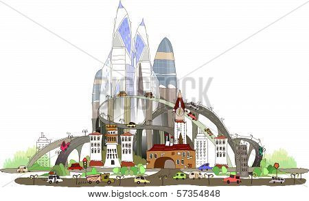bank street illustration