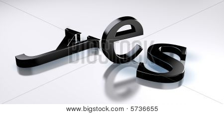 palavras em 3D