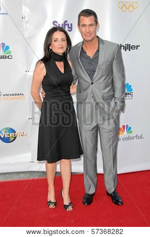 Jenni Pulos and Jeff Lewis at The Cable Show 2010: An Evening With NBC Universal, Universal Studios, Universal City, CA. 05-12-10