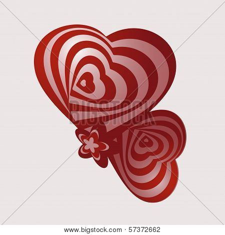 Two Abstract Heart.
