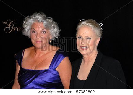 Tyne Daly and Sharon Gless at the 35th Annual Gracie Awards Gala, Beverly Hilton, Beverly Hills, CA. 05-25-10