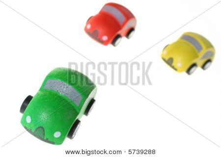 Carrera de coches aislado