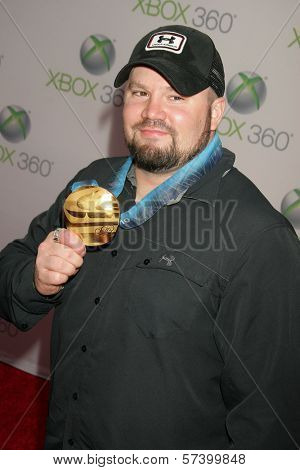 Steve Holcomb  at the World Premiere of 