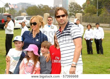 Tea Leoni and David Duchovny  at the 2010 A Time For Heroes Celebrity Picnic, Wadsworth Theater, Los Angeles, CA. 06-13-10