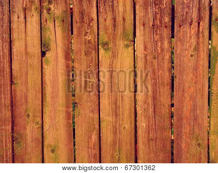 old wooden fence