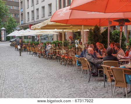 Tourists In Leipzig Germany