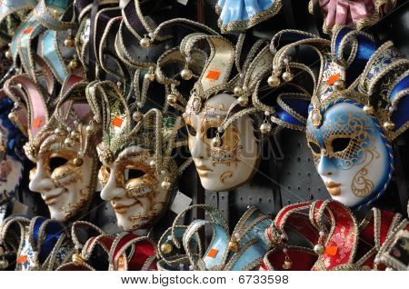Carnival Masks In Venice
