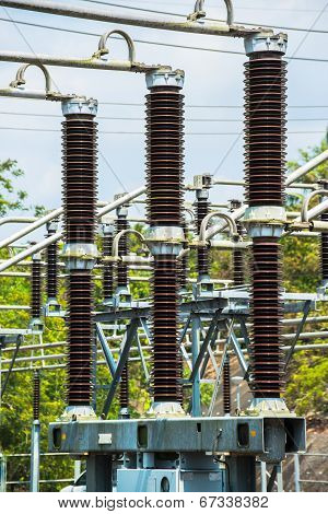 Power station for making electric energy