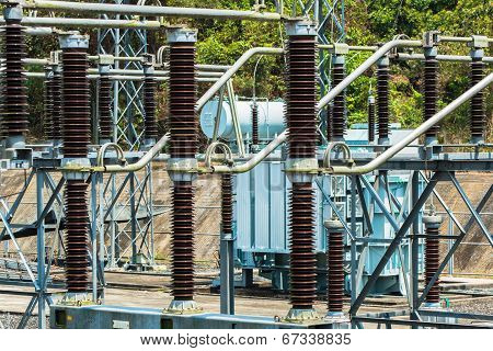 Power station for making electric energy