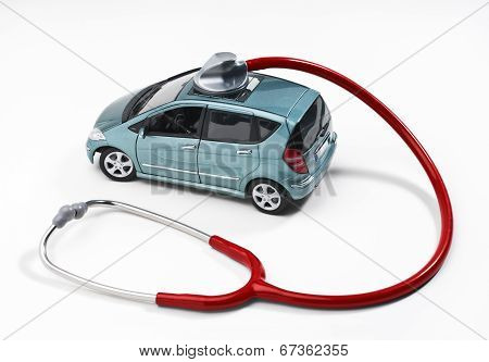 Stethoscope And Car