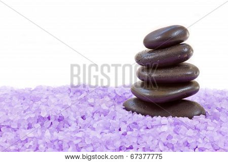 Feng Shui Stones On Bath Salt