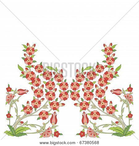 Ottoman Art Flowers Sixteen Version