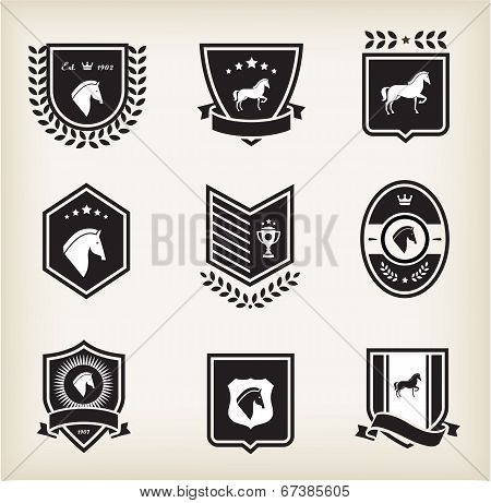 horse badges