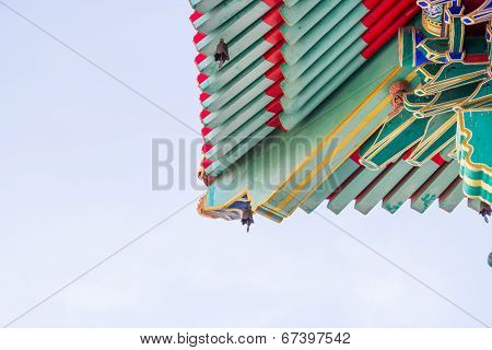 Roof Of Leng Noei Yi 2 Temple