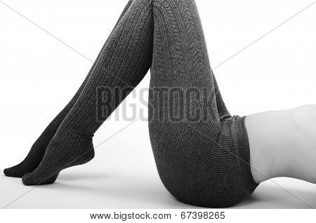 Wool tights