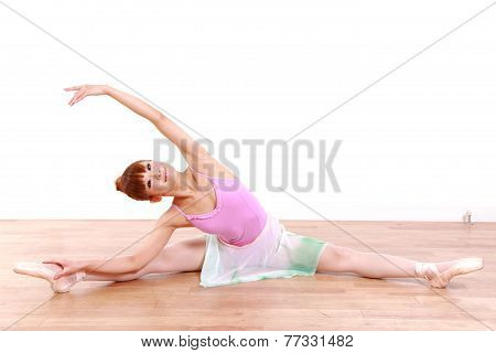 woman dances ballet
