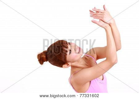 woman dances ballet