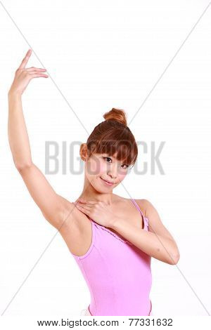 woman dances ballet