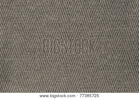 Texture Fabric A Herringbone Of Beige Color