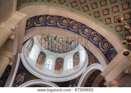 Interior Of The Church Of The Holy Face In The Village Mlevo