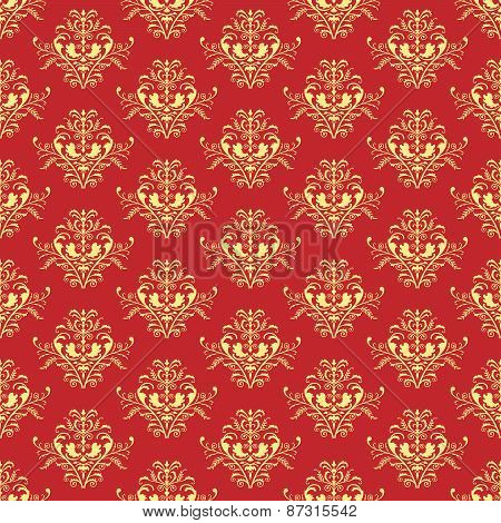Retro-styled seamless pattern.