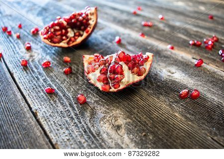 Split Pomegranate