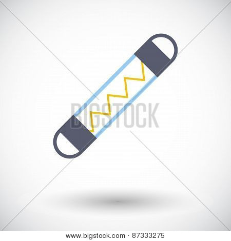 Automotive fuse single icon.