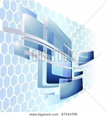 Abstract blue background