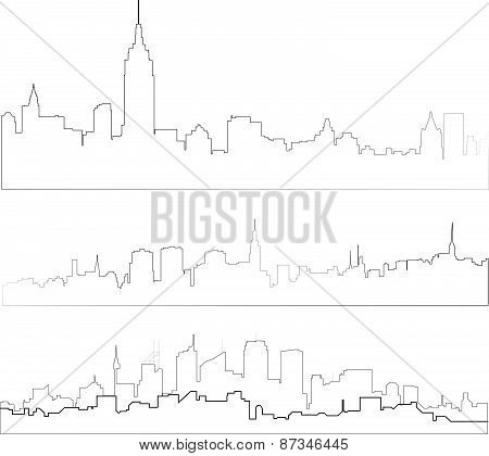 silhouette of city 2