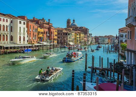 Grand Canal In Venice Italy